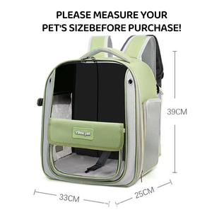 Large Capacity Portable <b>Cat</b> <b>Backpack</b> with Zipper Closure Breathable Hot Selling Pet Carrier Bag Custom Color Logo Foldable - Product Image 4