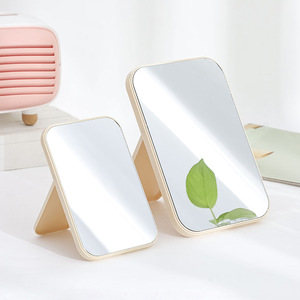 <span class=keywords><strong>Espejo</strong></span> de Maquillaje Moderno y Simple, de Plástico Cuadrado con Acabado Plateado, Color Personalizable, <span class=keywords><strong>Plegable</strong></span>, sin Marco, para Colgar en la <span class=keywords><strong>Pared</strong></span> - Product Image 3