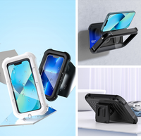 Offre Spéciale Support de téléphone de douche étanche à rotation de 360 degrés Support de téléphone portable Support de téléphone de bureau avec angle réglable