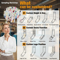 Chaussettes d'intérieur mi-mollet en laine de mouton épaisse, doublées Sherpa, antidérapantes, extra chaudes, anti-froid, pour l'hiver, vente en gros, personnalisables
