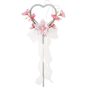 Großhandel Kreative Kinder-Zauberstab mit Künstlichen Seidenblumen, Abnehmbarer Blumenstab für Hochzeiten, Geburtstage und Brautjungfern - Product Image 5