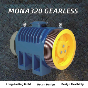 Repuestos para Elevadores Modernos MONA320 DRIVE Fujide: Máquina de Tracción Sin Engranajes Síncrona Magnética para Ascensores de Hotel - Product Image 2