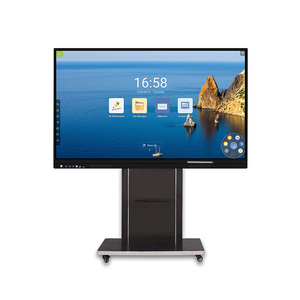 Floor <strong>Standing</strong> Portable Smart Interactive Whiteboard Tempered 4K Anti-Glare Smart <strong>Board</strong> Interact Whiteboard for Meeting Teaching - Product Image 6