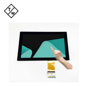 สีดำสีขาวขนาด10นิ้วหน้าจอสัมผัสแบบ capacitive ป้องกันการทำลายได้ไร้กรอบชุดอุปกรณ์ซ้อนทับอินเตอร์เฟซ USB 10จุดสัมผัสผลิตภัณฑ์ใหม่ - Product Image 4