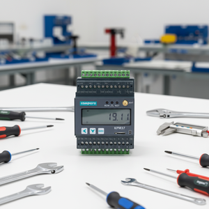 Medidor de Factor de Potencia Programable Compere KPM37-Wi con Precisión de 0.5S, Medidor Digital Trifásico de 3 Líneas para Monitoreo de Calidad de Energía CA - Product Image 1