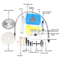 750W 110V équipement lapidaire multifonctionnel scie à table meuleuse polisseuse mini scie à table pour couper les roches