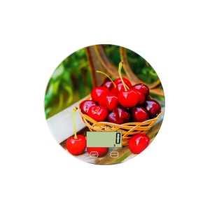 Balance de cuisine numérique ronde de précision, comptage des calories, électronique, avec plateforme de 5kg, nouveauté - Product Image 2