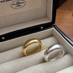 S925 Sterling Silver Heavy - duty Loach - back <b>Plain</b> <b>Ring</b> Minimalist Stackable Matte Wholesale - Product Image 2