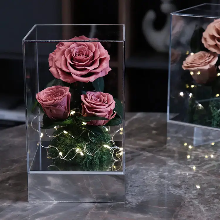 Высокое качество, Прямая поставка, оптовая продажа, коробка для подарков с сохраненными цветами розы