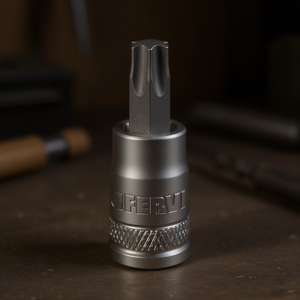 Fervi <b>Socket</b> With Torx Insert 6mm Hex Drive For Precision Fastening Tasks - Product Image 3