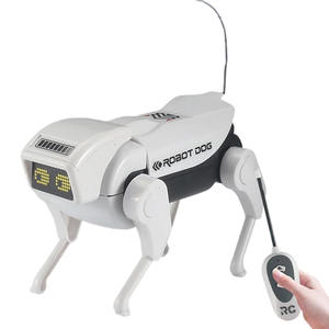 EPT 2025 Robot Anjing DIY RC yang Sedang Tren untuk Anak-Anak - Mainan Robot Anak Plastik yang Dapat Dirakit dan Dikendalikan Jarak Jauh, Hewan Peliharaan Elektronik - Product Image 1