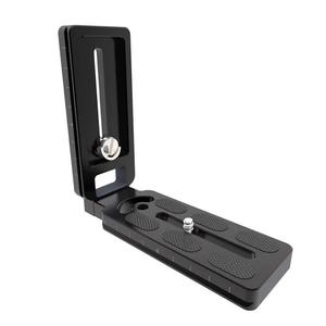 L Type Quick Release Plate For Digital Camera Aluminum Alloy Flip Lock Portable <b>Tripod</b> Mount Bracket - Product Image 2