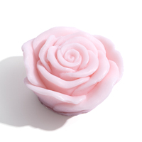 Savon à la glycérine en forme de fleur de rose fait à la main en gros avec de l'art