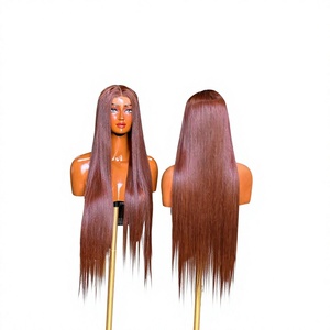 Proveedor de Pelucas de Cabello Humano Virgen Liso Natural sin Pegamento, con Frente de Encaje HD Transparente, Cabello Humano Crudo Vietnamita 12A de Alta Calidad - Product Image 1