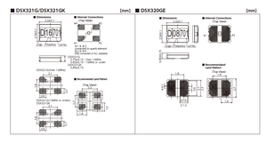 Resonador de Cristal KDS SMD3225, Tamaño 3225, 4 Pines, 10PPM, Serie DSX321G, 13MHZ, 13.000MHZ, Unidad de Cristal para Automoción - Product Image 5