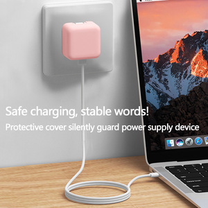 Funda Protectora de Silicona para <span class=keywords><strong>Cargador</strong></span> de Apple A3365, Funda Protectora para <span class=keywords><strong>Cargador</strong></span> Dinámico de 40W para iPhone Nuevo - Product Image 2