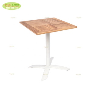 Meubles de jardin personnalisés <span class=keywords><strong>Table</strong></span> basse pliante en bois de teck massif/<span class=keywords><strong>Table</strong></span> pliante carrée en bois <span class=keywords><strong>60x60</strong></span> pour usage extérieur - Product Image 4