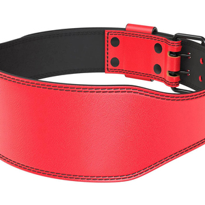GAF Hot Sale Custom Gym Weightlifting Leather Belt In Solid Color Professional Adjustable Weight Lifting Belt - Product Image 4
