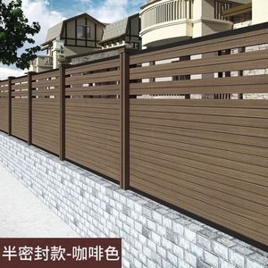 Panneaux de clôture en composite bois-plastique (WPC) pour jardin, résistants à l'eau, faciles à assembler, couleur personnalisée, treillis, portails - Product Image 3