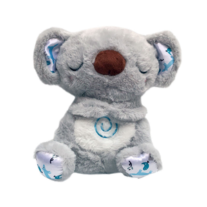 Jouet en peluche musical Koala personnalisé en gros, jouet respirant personnalisé pour bébé, jouet pour enfants rempli de coton PP - Product Image 4