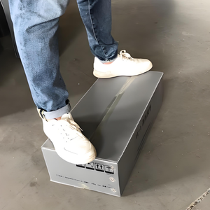 Nhà máy bền giá tốt nhất <span class=keywords><strong>PP</strong></span> Poly hộp carton có thể gập lại sóng nhựa vận chuyển trường hợp doanh thu di chuyển thùng - Product Image 5