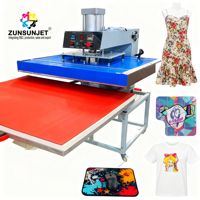 Zunsunjet grande presse à chaud Machine de sublimation 100*120100 150 presse à chaud avec son prix