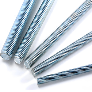 DIN975 acier au carbone galvanisé M8 zinc bleu trapézoïdal grossier <span class=keywords><strong>tige</strong></span> entièrement <span class=keywords><strong>filetée</strong></span> <span class=keywords><strong>M16</strong></span> * 1000mm 4.8/8.8 qualité produit de haute qualité - Product Image 1