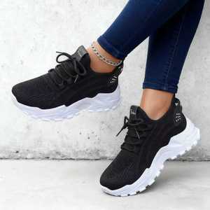 <span class=keywords><strong>Zapatos</strong></span> de Mujer, Primavera, Nuevos, Casuales, Transpirables, Ligeros, Duraderos, con Cordones Delanteros, Zapatillas de Una Sola Capa, Venta al Por Mayor de Fábrica - Product Image 2