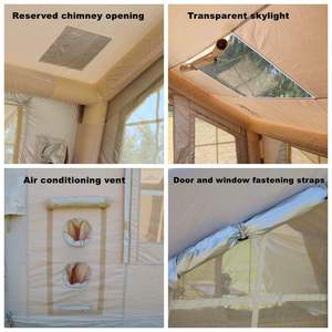 Large Space Oxford Portable Camping Cabin Easy Setup Windproof Waterproof for All Season Outdoor Activities - Product Image 5