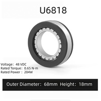 Moteur BLDC sans balais à cadre creux de 68 mm de diamètre extérieur, 48 V CC, 3000 tr/min, pour bras de robot collaboratif et cardan