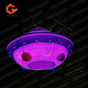 Iluminación LED <span class=keywords><strong>publicidad</strong></span> inflable Crazy UFO platillo volador globo para club nocturno espacio fiesta Decoración - Product Image 5