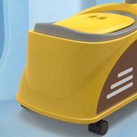 Chaise de toilette portable en plastique pour enfants, motif dessin animé, pour l'apprentissage de la propreté des tout-petits, vente en gros
