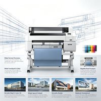Printer Epson T7280 Profesional Rekondisi, Mesin Inkjet Format Besar dengan Printhead Baru Original untuk Cetak Teknik