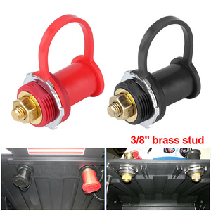 Estación de carga remota para coches, vehículos recreativos, camiones, yates, terminal de puente de 20 mm, conector de cargador de batería, rojo y negro - Product Image 3
