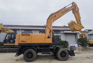 รถขุดล้อยางมือสองของแท้จากเกาหลี Hyundai 210w-7 รุ่น 210w-7 Hyundai 21 ตัน ขาย - Product Image 3