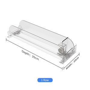 Drankorganizer voor koelkast, displaybak voor sigaretten & tabak, op maat gemaakte plastic verstelbare schapduwer met veermechanisme - Product Image 2