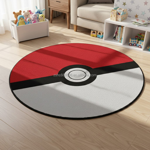 <span class=keywords><strong>Tapis</strong></span> <span class=keywords><strong>rond</strong></span> en forme d'anime de haute qualité, lavable, fait à la main en 3D, pour la chambre, découpé à la forme, doux, épais, pour le salon - Product Image 3