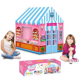 Tente de jeu portable pour enfants, maison de bonbons de simulation, facile à assembler, pour jeu de rôle bébé, espace privé, intérieur/extérieur, camping - Product Image 6