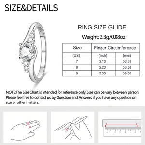 Anello di Fidanzamento Guardian Galaxy, Classico con Castone a Lunetta, Regalo per Feste, Vendita Diretta dalla Fabbrica - Product Image 4