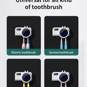 ที่ใส่แปรงสีฟันแบบชาร์จไฟได้ที่บีบยาสีฟันแบบแห้งติดผนังแบบชาร์จไฟได้ - Product Image 4