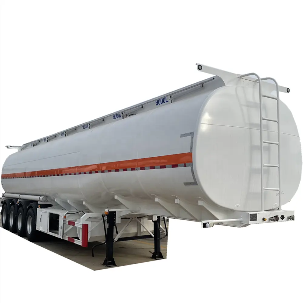 3 Axles Gasoline Petrol Diesel Oil Fuel Tanker Tank Trailer Truck Trailer For Sale