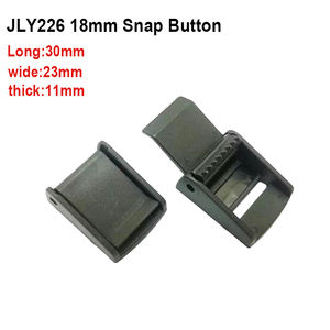 Hebillas de Plástico Negras con Clip de Presión, Resistentes al Agua, para Correas de Mochila, Hebillas de Presión, Conectores - Product Image 2