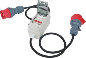 Adaptateur CEE 5P 32A vers 16A, adaptateur haute intensité avec disjoncteur 16A - Product Image 2