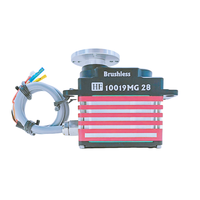 Servos numériques RC Himark HF10019MG 100kgf.cm 0.19S/60 avec boîtier entièrement métallique, engrenages en acier, moteur sans balais et retour d'information numérique pour véhicules télécommandés