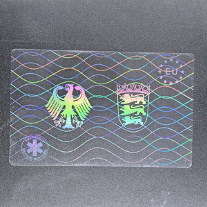 Bán buôn Chất lượng cao ba chiều Overlay cầu vồng Laser Hologram Sticker Vinyl Stickers PVC Logo trong suốt Sticker - Product Image 3