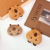 Broche en peluche Capybara de dessin animé personnalisée, breloque pour sac d'étudiant, ornement, poupée, porte-clés, décoration de voiture, 14 ans, 10 cm, fabriqué en Chine