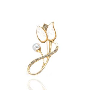 Broche Versión Coreana de Alta Gama, Broche de Flor para el Pecho, Estilo Elegante y Exclusivo, Hebilla Antideslumbrante, Accesorios de Ropa para Mujer - Product Image 5