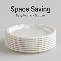 Assiettes jetables écologiques en plastique PP, logo personnalisé imprimé, sans BPA, robustes, recyclables, transparentes, pour service de traiteur et fêtes