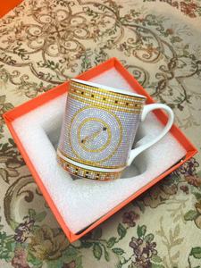 Tasse à thé de luxe nordique à succès, grande tasse à café, tasse à thé de l'après-midi avec poignée pour restaurant, hôtel - Product Image 6