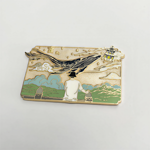 Aimant de réfrigérateur moderne en métal, style pop anime, personnalisé avec impression UV, coloré, pour les fans de <span class=keywords><strong>manga</strong></span>, idéal comme cadeau - Product Image 2